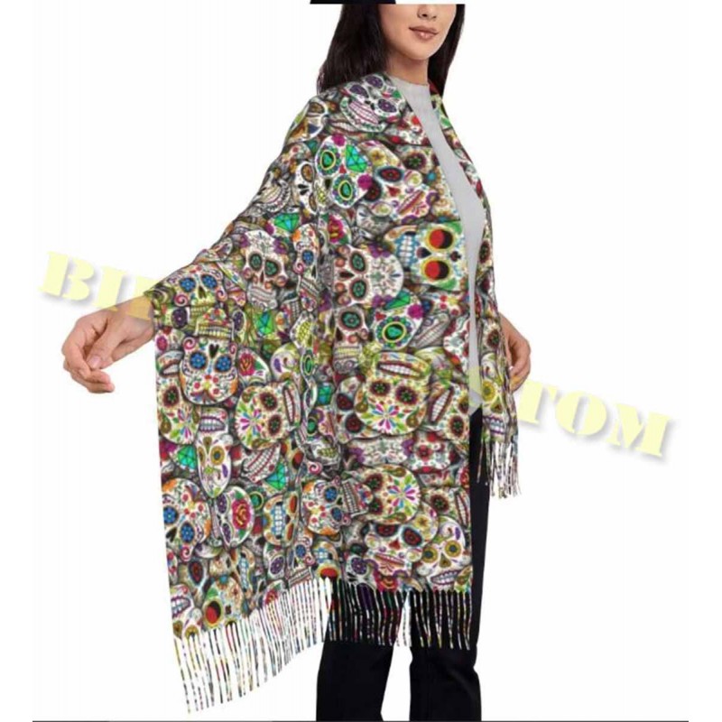 Bikers-Custom : Foulard Dia de los muertos 02