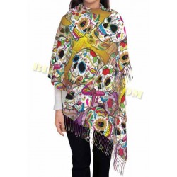 Foulard Dia de los muertos 03