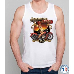 Bikers-Custom : Débardeur homme AMERICAN DREAM