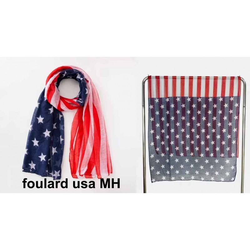 Bikers-Custom : Foulard usa flag MH