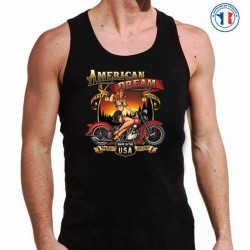 Bikers-Custom : Débardeur homme AMERICAN DREAM