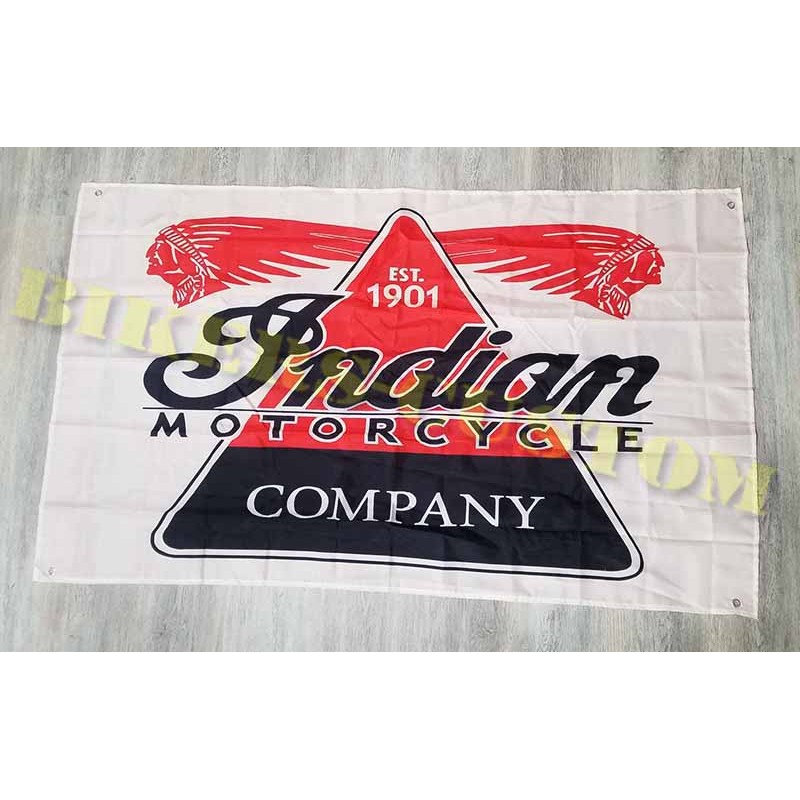 Bikers-Custom : Drapeau biker indian motorcycle