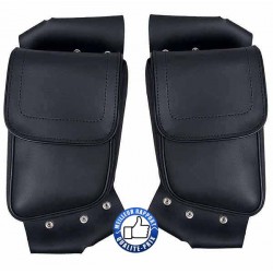 Bagage moto trousse outils droite et gauche pour pare jambes de FLH