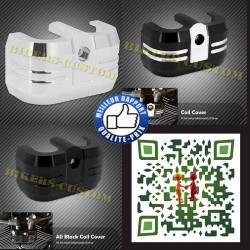 Cache bobines d'allumage pour Harley davidson