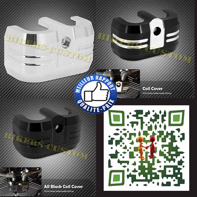 Bikers-Custom : Cache bobines d'allumage pour Harley davidson