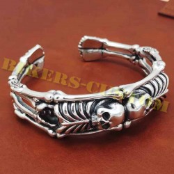 Bracelet double skull