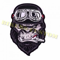 Patchs, écussons tete de singe biker