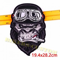 Bikers-Custom : Patchs, écussons tete de singe biker