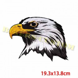 Bikers-Custom : Patchs, écussons réflechissant tête d'aigle