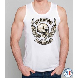Bikers-Custom : Débardeur homme BAD TO THE BONE