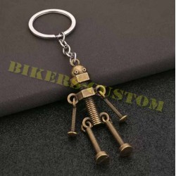 Bikers-Custom : Porte clés skull robot