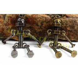 Bikers-Custom : Porte clés skull robot