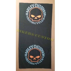 Tour de cou orange skull HD