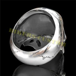 Bikers-Custom : Bague bikers Tête de mort