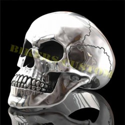 Bague bikers Tête de mort