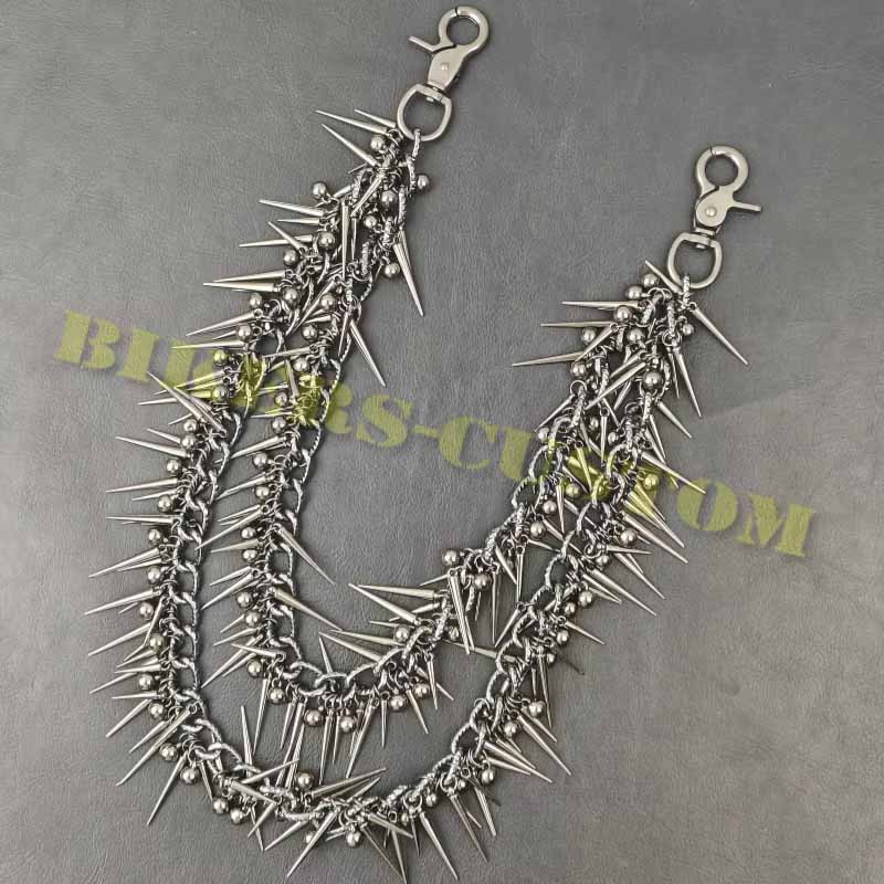 Bikers-Custom : Chaîne portefeuille fixed gothic pin