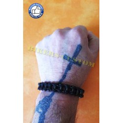 Bracelets chaine moto noir