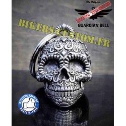 Bikers-Custom : Clochette moto ou guardian bell sugar skull