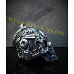 Clochette moto ou guardian Motorhead Skull