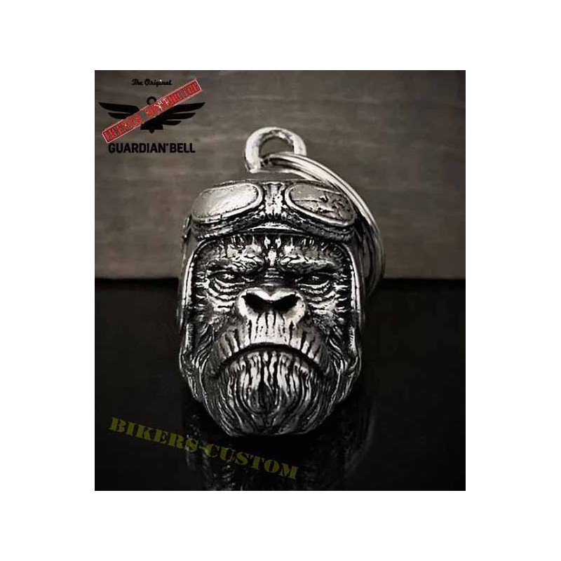 Bikers-Custom : Clochette moto ou guardian bell Monkey biker