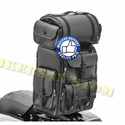 bagages arrière complet avec son rouleau pour fixation aux sissy bar