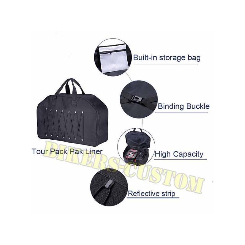 Bikers-Custom : Bagage moto, sacoche pour top case