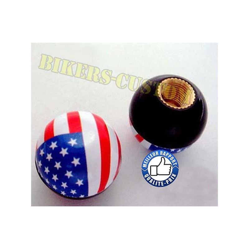 Bikers-Custom : Bouchons de valves usa