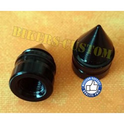 Bouchons de valves spike noir