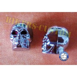 Bouchons de valves skull red eyes