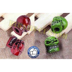 Bouchons de valves crazy skull