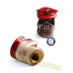 Bikers-Custom : Bouchons de valves hat skull