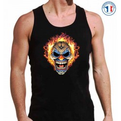 Débardeur homme THE CLOWN FLAMING