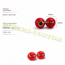 Bikers-Custom : Bouchons de valves devil eyes