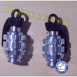 Bouchons de valves grenade