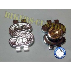 Bikers-Custom : Bouchons de valves dollar