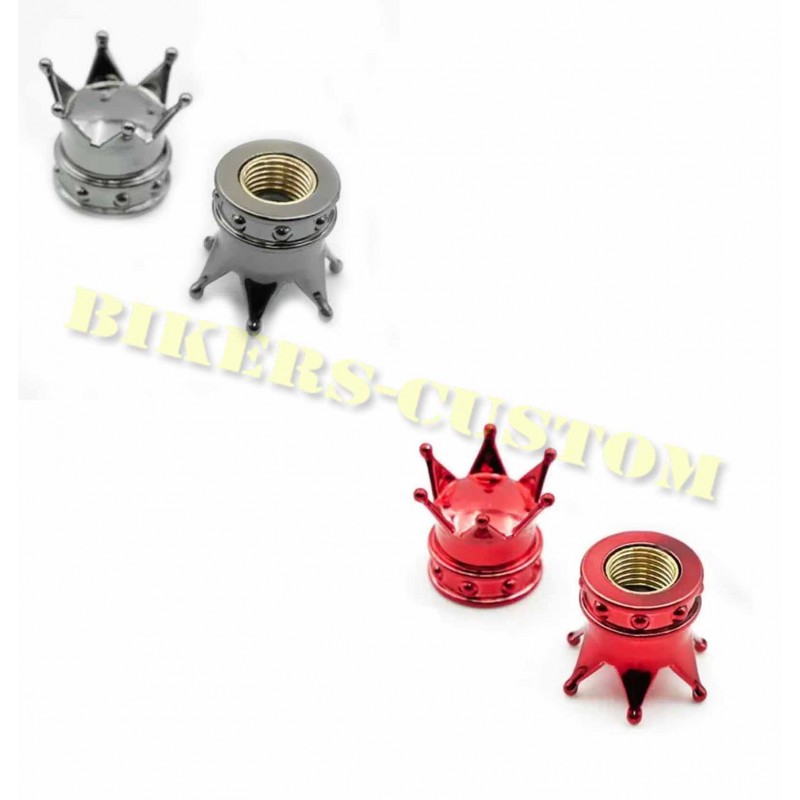 Bikers-Custom : Bouchons de valves couronnes