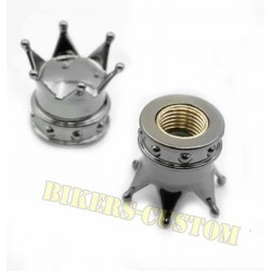 Bikers-Custom : Bouchons de valves couronnes