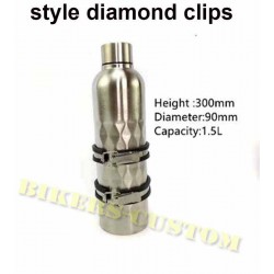 Bikers-Custom : Bouteille carburant moto type Diamonds pour moto