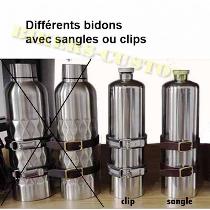 Bikers-Custom : Réservoir additionnel bouteille pour moto