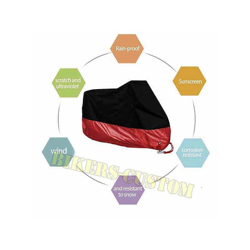 Bikers-Custom : Bâche de protection moto