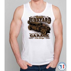 Bikers-Custom : Débardeur homme JUNK YARD GARAGE