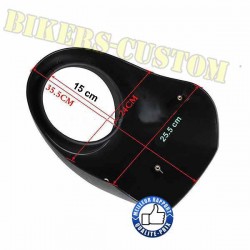 Bikers-Custom : Pare brise, saute vent ironhorse pour Harley et custom