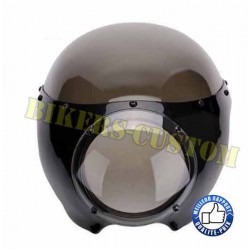 Pare brise, saute vent café racer pour Harley et custom