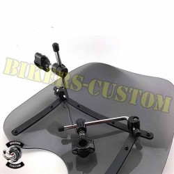 Bikers-Custom : Pare brise fumé pour Harley et custom