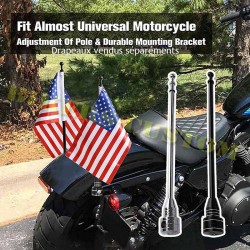 Bikers-Custom : Porte drapeaux pour Harley et custom