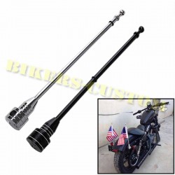Bikers-Custom : Porte drapeaux pour Harley et custom