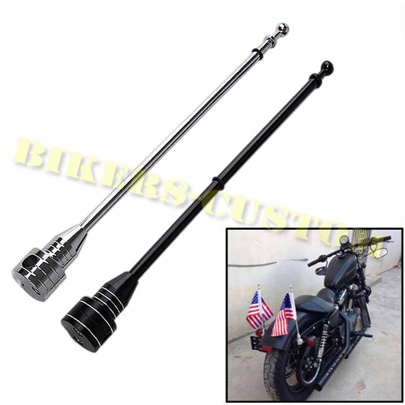 Bikers-Custom : Porte drapeaux pour Harley et custom