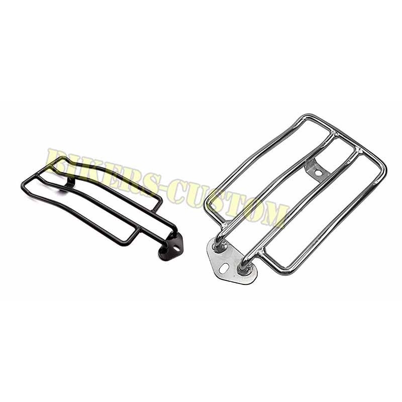 Bikers-Custom : Porte bagages pour sportster noir ou chrome 85/2003
