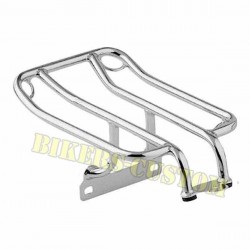Bikers-Custom : Porte bagages pour sportster noir ou chrome