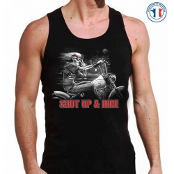 Bikers-Custom : Débardeur homme SHUP AND RIDE